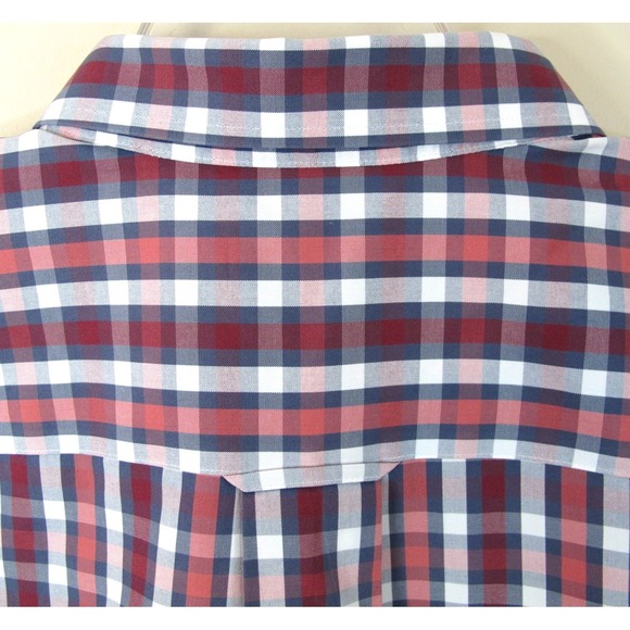 Orvis Short Sleeve Button Down Cotton Plaid Shift Men's XXL - Picture 6 of 9